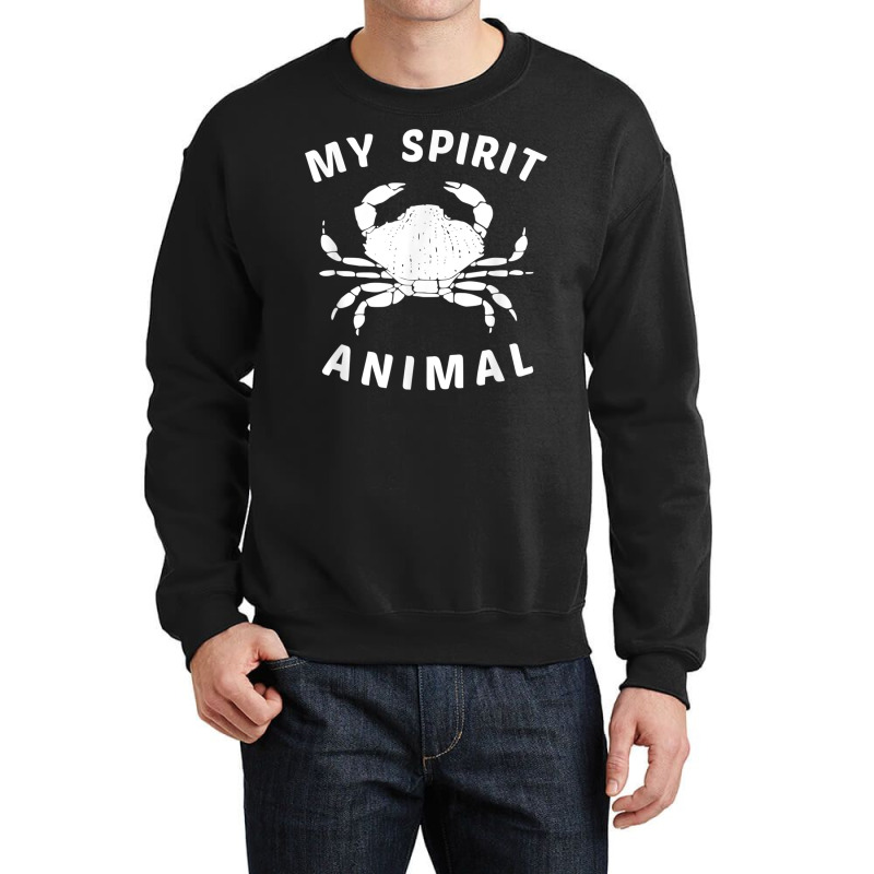 My Spirit Animal Crab T Shirt, Funny Crustacean Crabby Tee Crewneck Sweatshirt | Artistshot