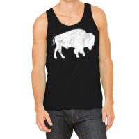 Distressed Buffalo Retro Bison Animal Lover Men Women Dad T Shirt Tank Top | Artistshot