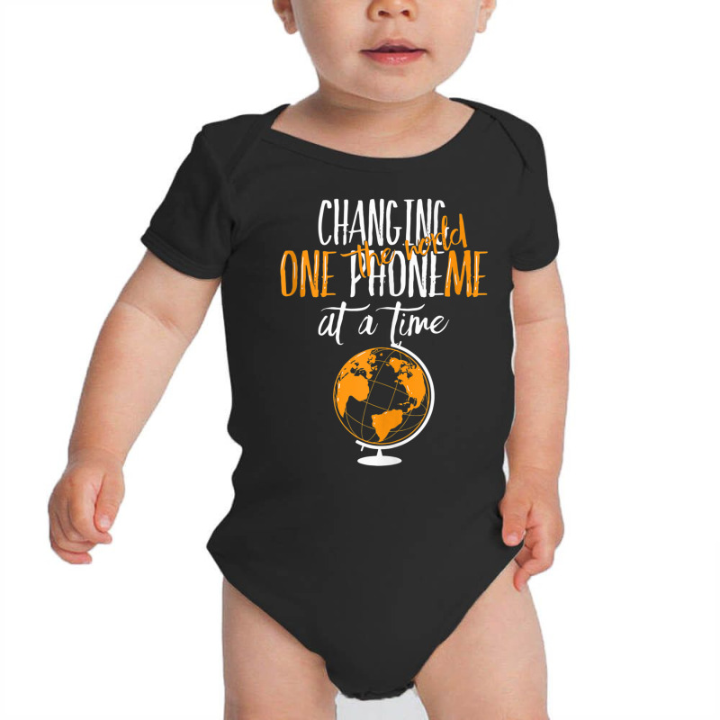 Changing The World One Phoneme   Speech Language Pathologist Tank Top Baby Bodysuit by cm-arts | Artistshot