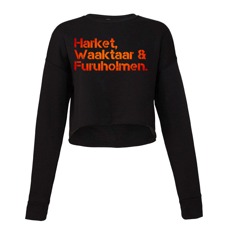 Harket Waaktaar And Furuholmen Cropped Sweater | Artistshot