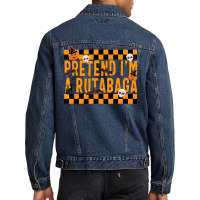 Pretend I'm A Rutabaga Costume Funny Lazy Halloween Party Sp T Shirt Men Denim Jacket | Artistshot