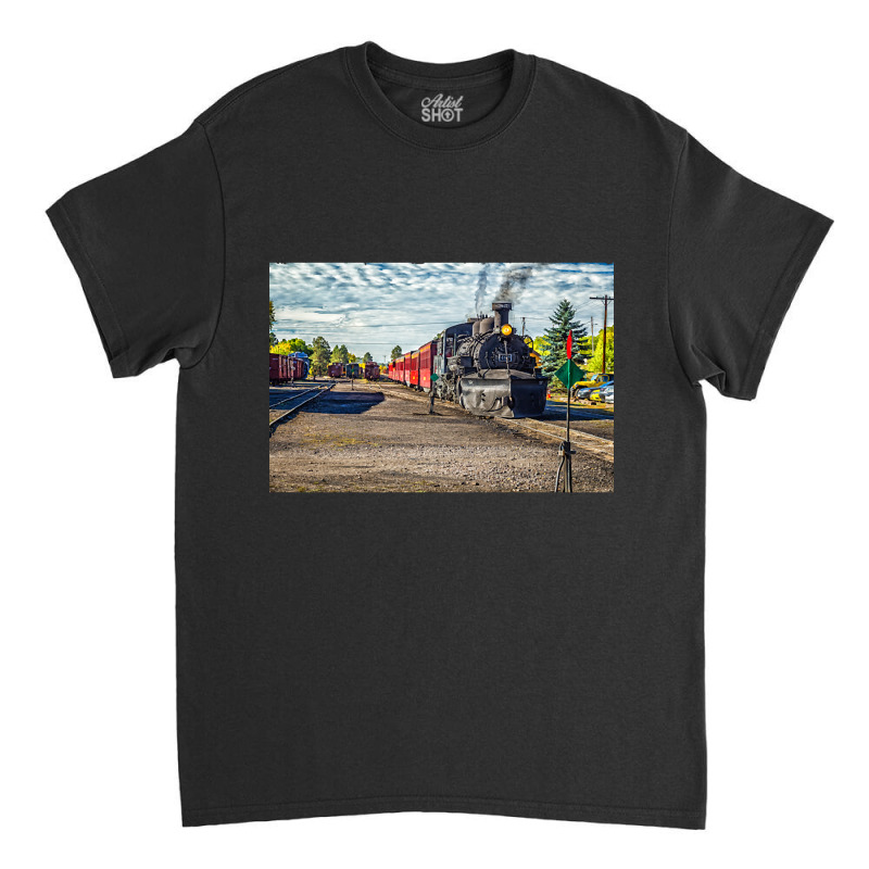 Cumbres And Toltec Narrow Gauge Railroad Chama New Mexico Yard Classic T-shirt | Artistshot