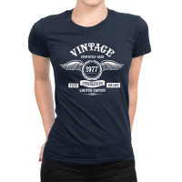 Vintage Perfectly Aged 1977 Ladies Fitted T-shirt | Artistshot