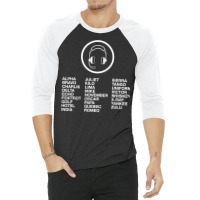 Aviation Phonetic Alphabet 3/4 Sleeve Shirt | Artistshot