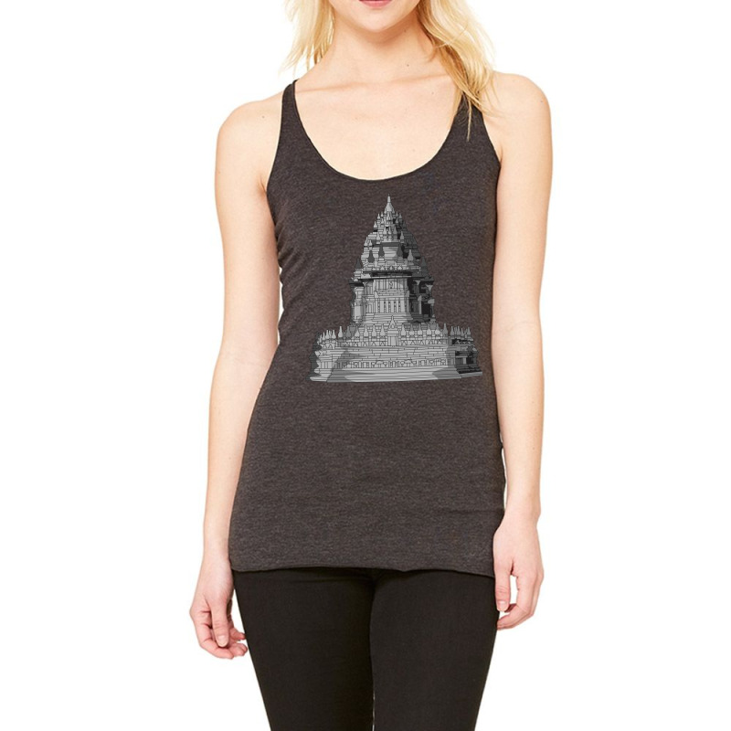 Prambanan Temple Racerback Tank by Dwiwi | Artistshot