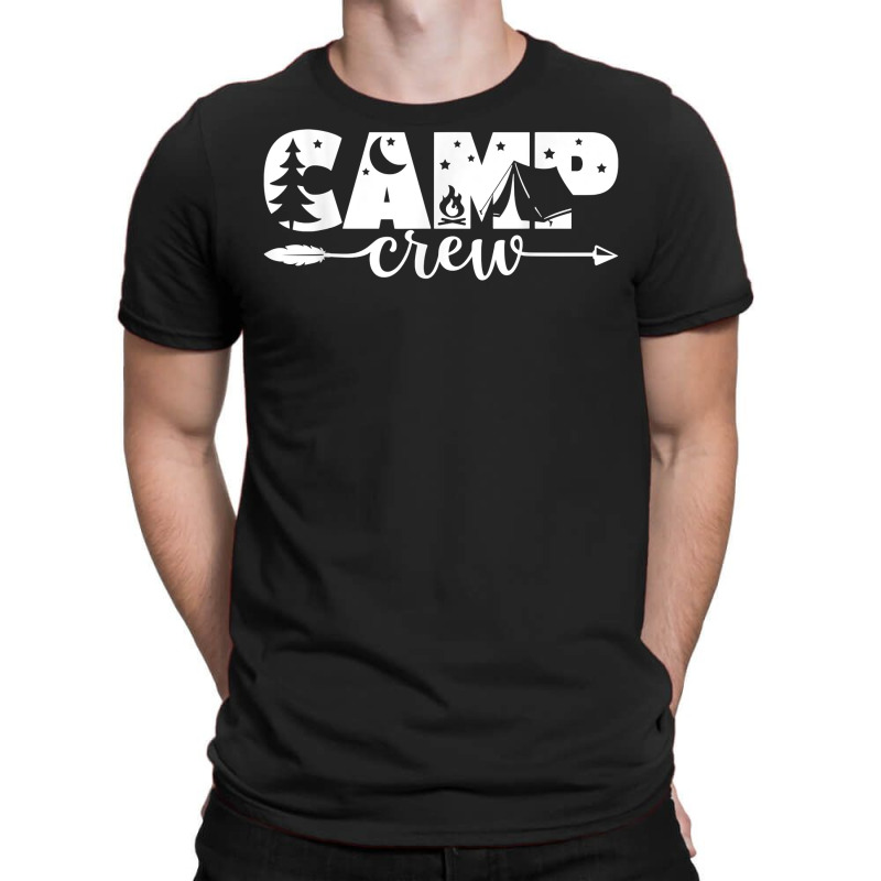 Happy Camper Camping Crew Camp Family Camping Trip T Shirt T-shirt | Artistshot