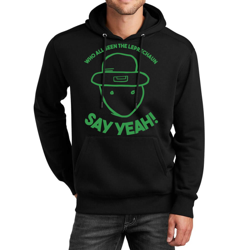 Amateur Leprechaun Sketch Mobile Alabama St Patrick's Day Unisex Hoodie by trokeryth | Artistshot