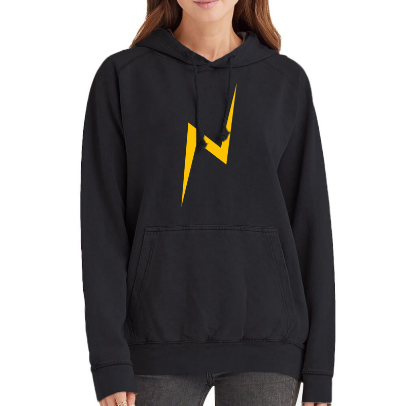 Lightning Bolt (yellow) Vintage Hoodie by SilviaMartinez | Artistshot