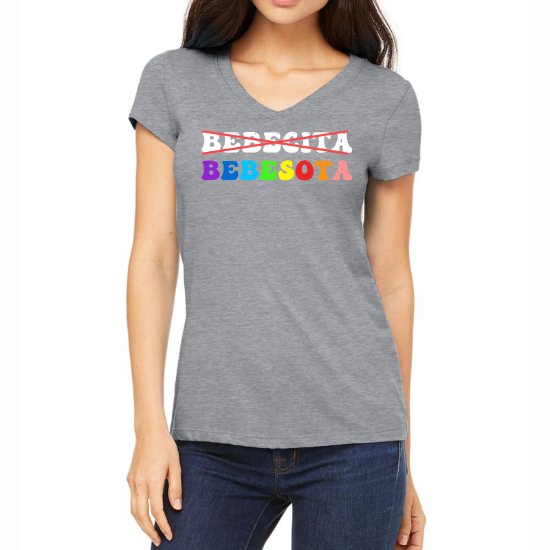 Bebesota Latina Vintage Women's V-Neck T-Shirt by AuturoMedero | Artistshot