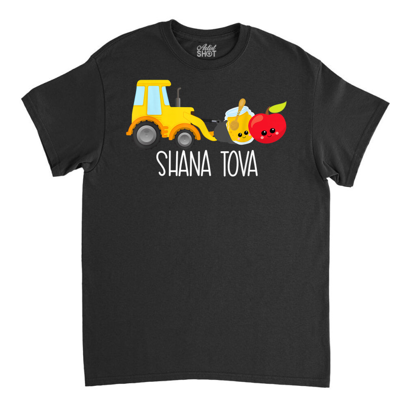 Shana Tova Trucks Loader Apple & Honey Funny Rosh Hashanah T Shirt Classic T-shirt | Artistshot