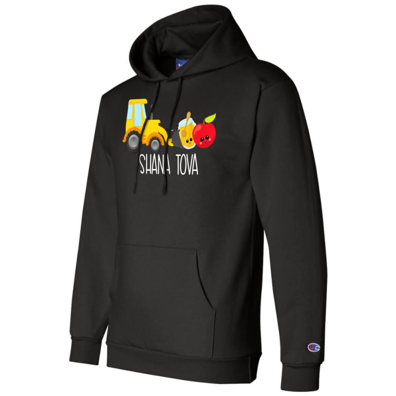 Shana Tova Trucks Loader Apple & Honey Funny Rosh Hashanah T Shirt Champion Hoodie | Artistshot