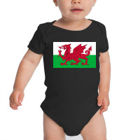 Wales National Flag Welsh Fan Bedspread Baby Bodysuit | Artistshot