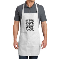 I'd Rather Be Body Building At Venice Weight Lifting Tank Top Full-length Apron | Artistshot