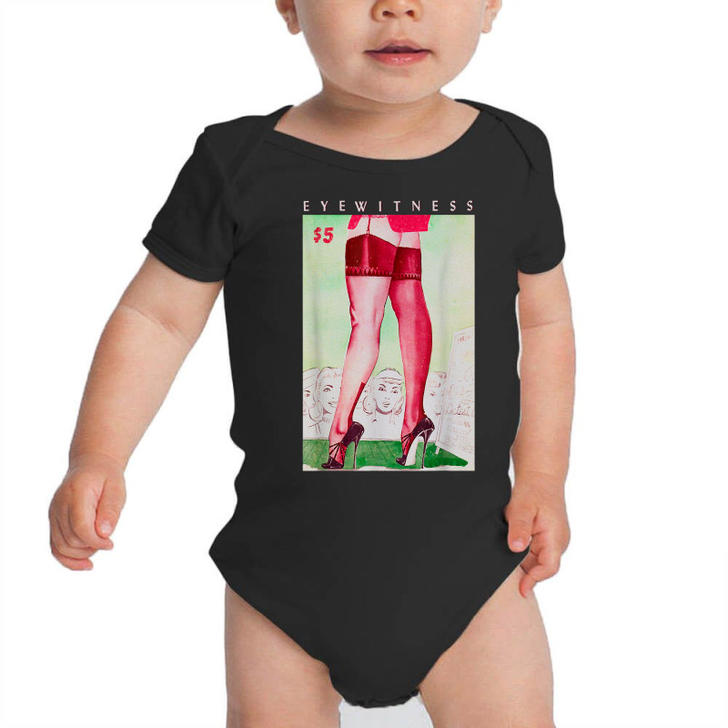 Hot Pin Up Girl In Lingerie Stockings Heels Retro Pinup Girl T Shirt Baby Bodysuit by puetzee | Artistshot