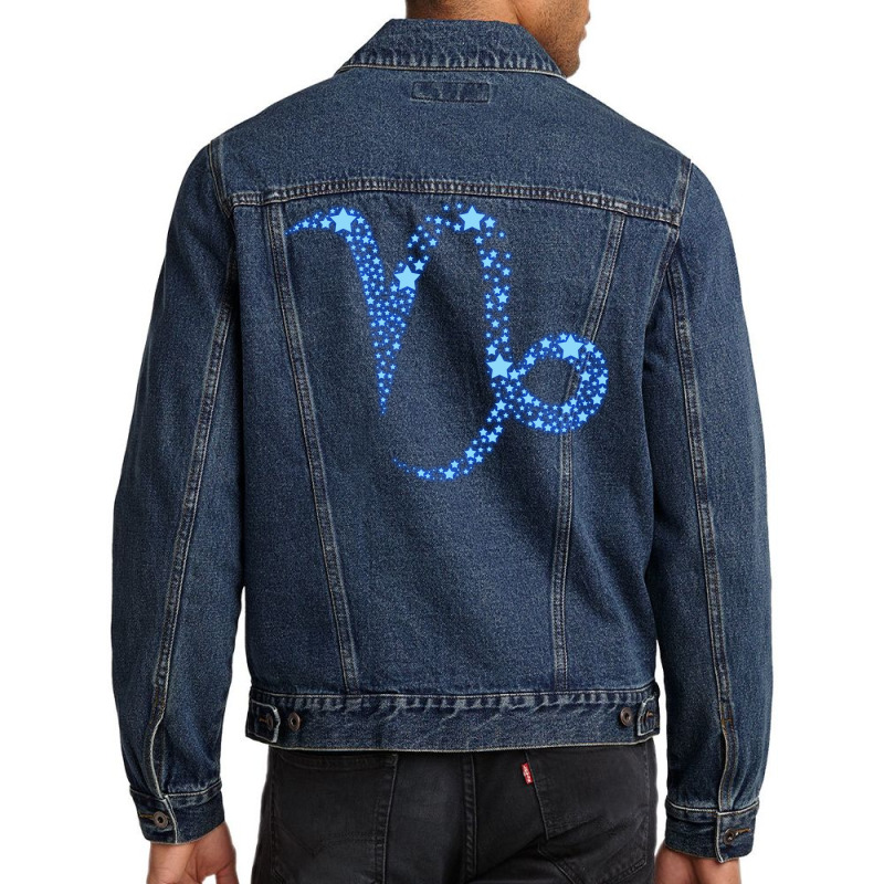 Capricorn Star Sign Men Denim Jacket | Artistshot