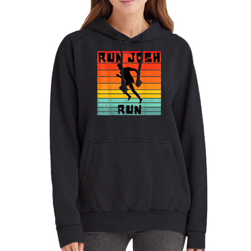 Josh Hawley Run Free Funny Josh Hawley Running Retro Stripe Vintage Hoodie by AnaMercedesContreras | Artistshot