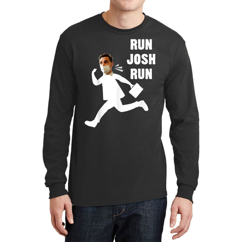 Josh Hawley Run Free Funny Josh Hawley Running Long Sleeve Shirts by AnaMercedesContreras | Artistshot