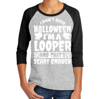 Looper Halloween Funny Premium T Shirt Youth 3/4 Sleeve | Artistshot