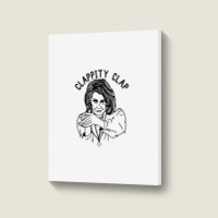 Nancy Pelosi Clappity Clap [tw] Portrait Canvas Print | Artistshot