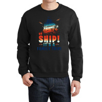 Oh Ship It's A Family Trip Marine Crewneck Sweatshirt | Artistshot