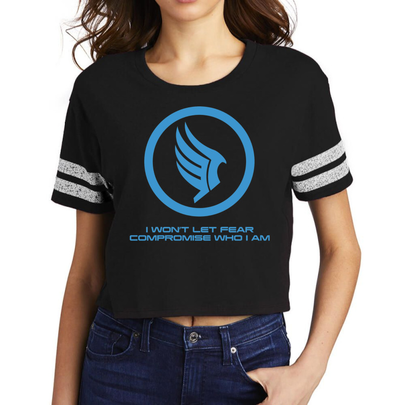 Mass Effect Commander Shepard Paragon Quote Scorecard Crop Tee by SilviaMartinez | Artistshot