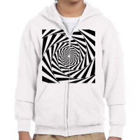 Spiral Abstract Hypnosis Zone Shirt Youth Zipper Hoodie | Artistshot