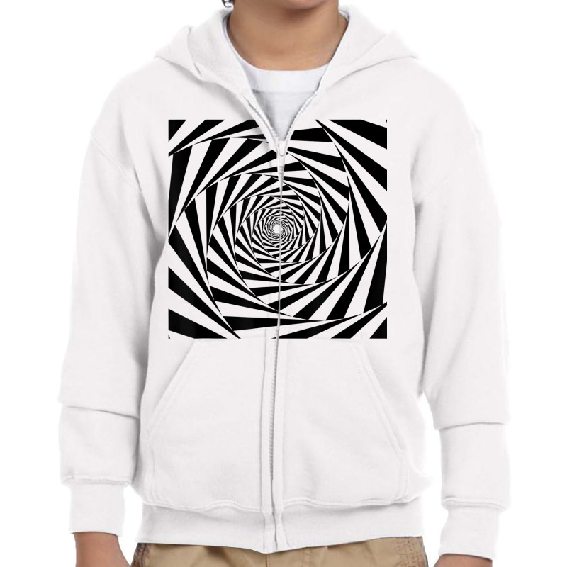 Spiral Abstract Hypnosis Zone Shirt Youth Zipper Hoodie by cm-arts | Artistshot