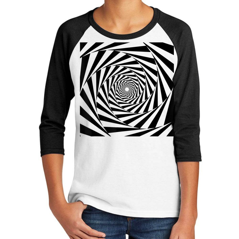 Spiral Abstract Hypnosis Zone Shirt Youth 3/4 Sleeve by cm-arts | Artistshot