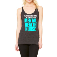 Womens Mental Health Nurse Capacity Nursing Rn V Neck T Shirt Racerback Tank | Artistshot