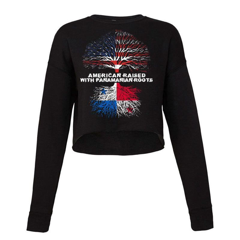 American Raised With Panamanian Roots Panama Cropped Sweater by trokeryth | Artistshot