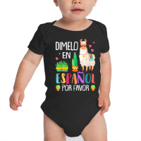 Womens En Espanol Por Favor Bilingual Spanish Teacher Gifts T Shirt Baby Bodysuit | Artistshot