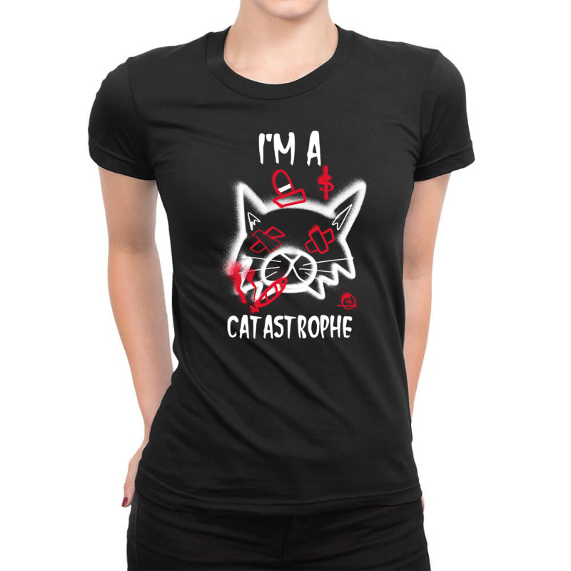 Catastrophe Ladies Fitted T-Shirt by cm-arts | Artistshot