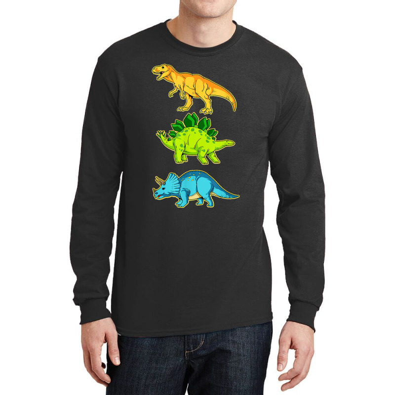 Kids Dinosaurs Prehistoric Dinosaur Long Sleeve Shirts | Artistshot