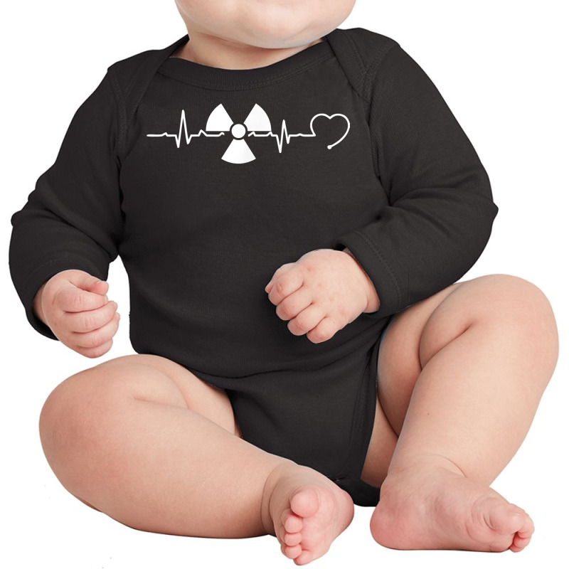 Radiology Heartbeat   Rad Tech Radiologist Xray Tech Gifts T Shirt Long Sleeve Baby Bodysuit by cm-arts | Artistshot