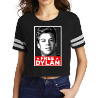 American Vandal Free Dylan Political Poster Premium Scorecard Crop Tee | Artistshot