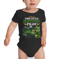 Kids 4th Birthday This Fighter Pilot Is 4 Soldier Camo Style Boys T Sh Baby Bodysuit | Artistshot