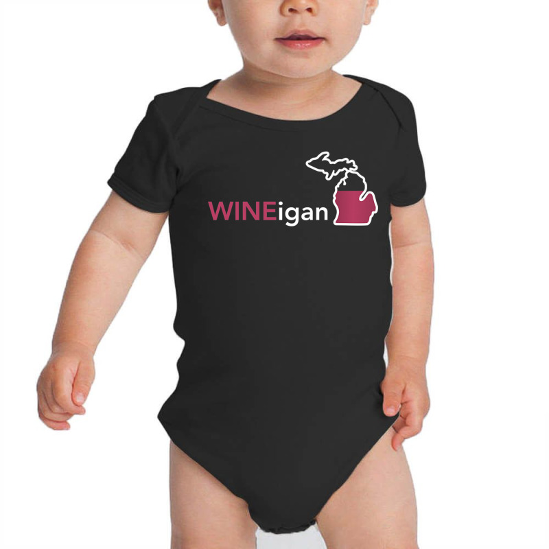 State Of Michigan Mitten Wine Apparel Premium T Shirt Baby Bodysuit | Artistshot