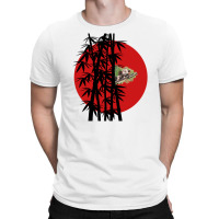 Panda In Bamboo Trees T-shirt | Artistshot