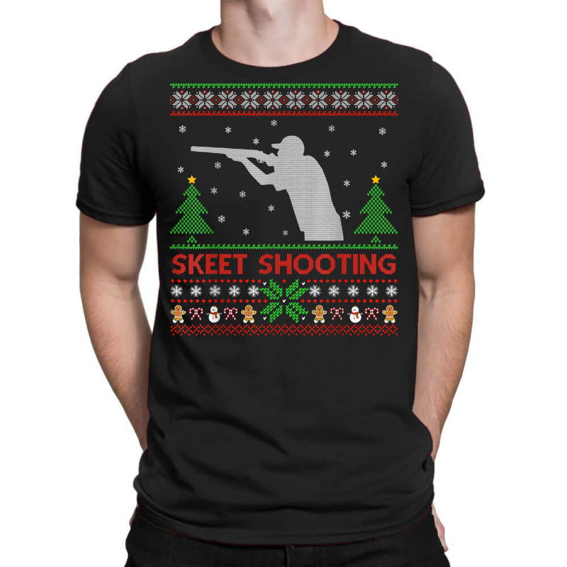 Skeet Shooting Sports Lover Ugly Skeet Shooting Christmas T Shirt T-shirt | Artistshot