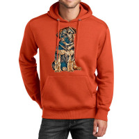 Shepherd Puppy Isolated Unisex Hoodie | Artistshot