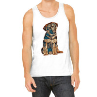 Shepherd Puppy Isolated Tank Top | Artistshot