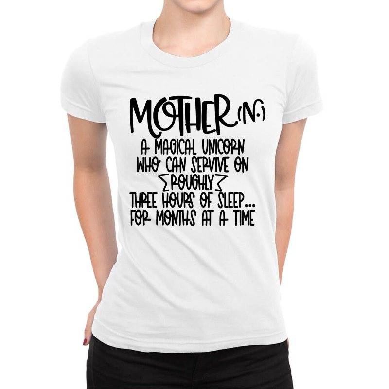 Mother A Magical Unicorn Ladies Fitted T-Shirt by yussuff | Artistshot