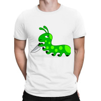 Caterpillar With Knife T-shirt | Artistshot