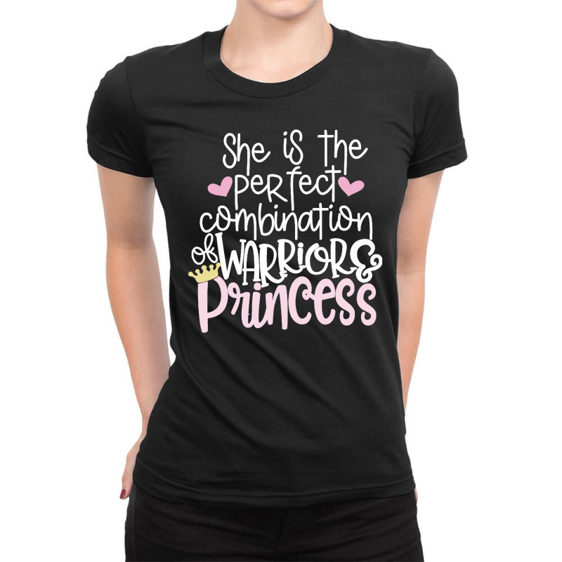 She Is The Perfect Combination Ladies Fitted T-Shirt by yussuff | Artistshot