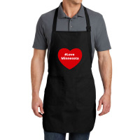 Love Minnesota, Hashtag Heart, Love Minnesota Full-length Apron | Artistshot