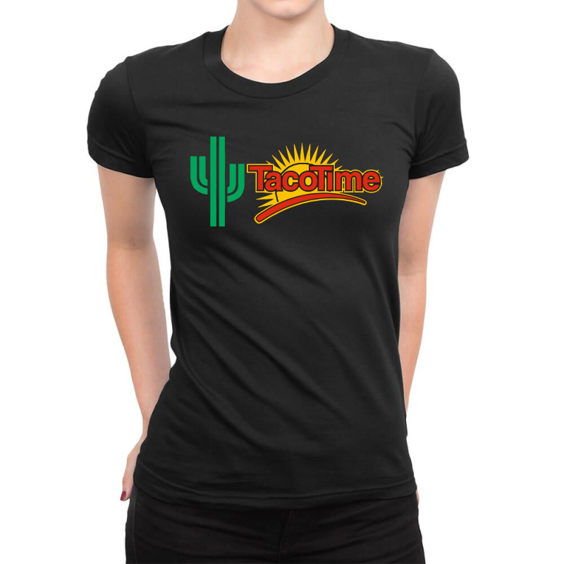 Tacotime Ladies Fitted T-Shirt by cm-arts | Artistshot