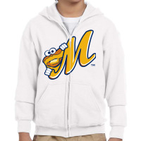 Montgomery Biscuits Youth Zipper Hoodie | Artistshot