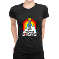 82 Sunsphere   Worlds Fair Ladies Fitted T-shirt | Artistshot