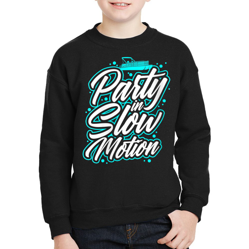 Womens Party In Slow Motion   Pontoon Boat Party V Neck T Shirt Youth Sweatshirt | Artistshot