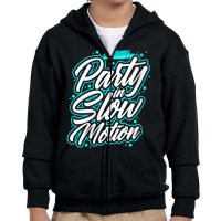 Womens Party In Slow Motion   Pontoon Boat Party V Neck T Shirt Youth Zipper Hoodie | Artistshot